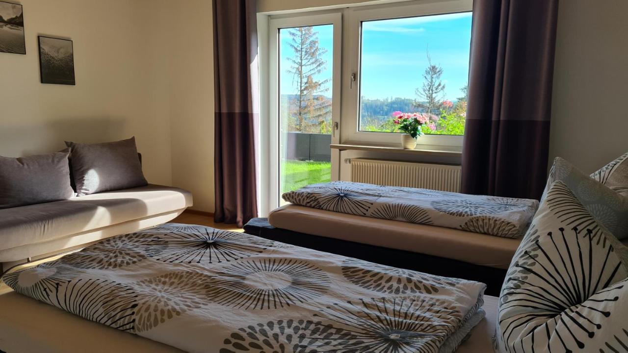 Moderne Ferienwohnung Mit Eigenem Garten Und Traumhaften Blick Wilhelmsthal Extérieur photo